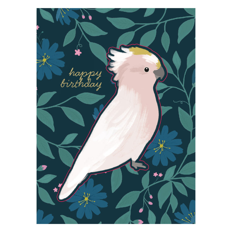 Premium Greeting Card BIRD SONG - Galah